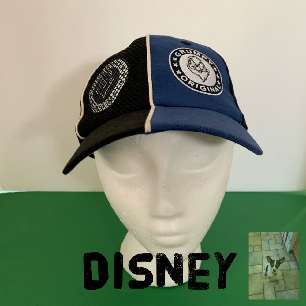 Disney Grumpy blue and black baseball cap